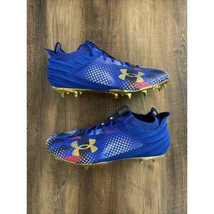Under Armour Blur  2 MC Freedom USA Blue Football Cleats Men Size 11 New